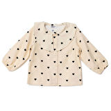 HelloBaby Kız Bebek Gömlek Düğmeli Bebe Yaka Uzun Kol