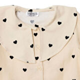 HelloBaby Kız Bebek Gömlek Düğmeli Bebe Yaka Uzun Kol