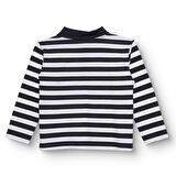 HelloBaby Erkek Bebek Cool Boy Uzun Kol Tshirt Pike Gömlek Yaka