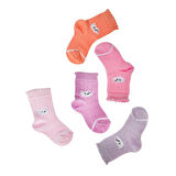 HelloBaby Kız Bebek 5'li Soket Çorap Renkli