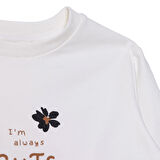 HelloBaby Kız Bebek Leopar Eşofman Takımı Üç İplik Çıtçıtlı Yaka Uzun Kol Lastikli Paça