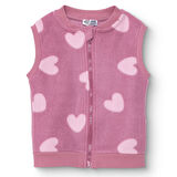 HelloBaby Kız Bebek Polar Yelek Atlet Kol