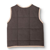 HelloBaby Erkek Bebek Woodland 1 Yelek Fitilli Kadife Dokuma V Yaka Atlet Kol