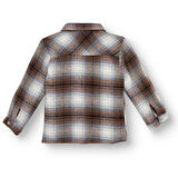 HelloBaby Erkek Bebek Gömlek Düğmeli Kapüşonlu Yaka Uzun Kol