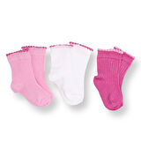 HelloBaby Kız Bebek 3lü Soket Çorap