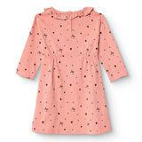 HelloBaby Kız Bebek Teddy Bear Elbise Fırçalı Süprem Bisiklet Yaka Uzun Kol