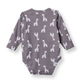 HelloBaby Erkek Bebek Uzun Kol Body Ribana Çıtçıtlı Yaka Uzun Kol