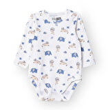 HelloBaby Erkek Bebek Uzun Kol Body Çıtçıtlı Yaka