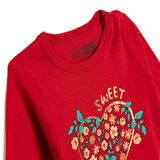 HelloBaby Kız Bebek Uzun Kol Body Ribana Çıtçıtlı Yaka