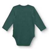 HelloBaby Erkek Bebek Uzun Kol Body İnterlok Zarf Yaka Uzun Kol