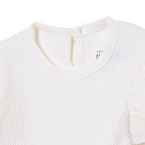 HelloBaby Kız Bebek Uzun Kol Body Fırfırlı Yaka Uzun Kol