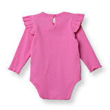 HelloBaby Kız Bebek Uzun Kol Body Bisiklet Yaka