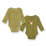 HelloBaby Erkek Bebek 2li Uzun Kol Body Çıtçıtlı Yaka