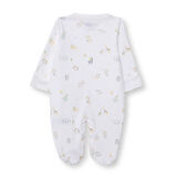 HelloBaby Erkek Bebek Yenidoğan Patikli Tulum İnterlok Bisiklet Yaka Uzun Kol Patikli Paça