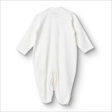 HelloBaby Kız Bebek Yenidoğan Patikli Tulum Çıtçıtlı İnterlok Bisiklet Yaka Uzun Kol