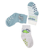 HelloBaby 3lü Kaydırmaz Çorap