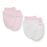 HelloBaby Kız Bebek Yenidoğan 2'li Eldiven İnterlok