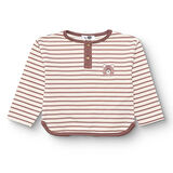 HelloBaby Erkek Bebek Woodland 1 Uzun Kol Tshirt İki İplik Bisiklet Yaka Uzun Kol