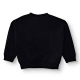 Beşiktaş Unisex Sweatshirt İki İplik Bisiklet Yaka Uzun Kol