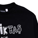 Beşiktaş Unisex Sweatshirt İki İplik Bisiklet Yaka Uzun Kol