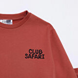 HelloBaby Erkek Bebek Eşofman Takımı Üç İplik Uzun Kol Ribanalı Paça