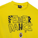 Fenerbahçe Unisex Sweatshirt İki İplik Bisiklet Yaka Uzun Kol