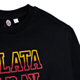 Galatasaray Unisex Sweatshirt İki İplik Bisiklet Yaka Uzun Kol