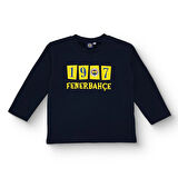 Fenerbahçe Unisex Sweatshirt İki İplik Bisiklet Yaka Uzun Kol