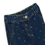 HelloBaby Kız Bebek Denim Pantolon Reçme Paça
