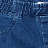 HelloBaby Kız Bebek Denim Pantolon Reçme Paça
