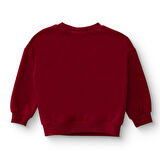 Galatasaray Unisex Sweatshirt İki İplik Bisiklet Yaka Uzun Kol