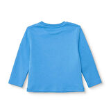 HelloBaby Erkek Bebek Uzun Kol Tshirt İnterlok Bisiklet Yaka Uzun Kol