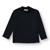 HelloBaby Erkek Bebek Uzun Kol Tshirt Ribana Dik Yaka Uzun Kol