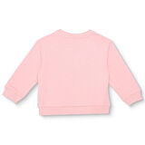 HelloBaby Kız Bebek Sweatshirt Şardonlu İki İplik Bisiklet Yaka Uzun Kol