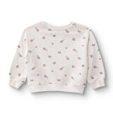 HelloBaby Kız Bebek Sweatshirt İki İplik Bebe Yaka Uzun Kol
