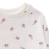 HelloBaby Kız Bebek Sweatshirt İki İplik Bebe Yaka Uzun Kol