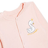 HelloBaby Kız Bebek Kapitone Hırka Kapitone Örme Bisiklet Yaka Atlet Kol