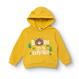 HelloBaby Erkek Bebek Woodland 2 Kapüşonlu Sweatshirt Üç İplik Kapüşonlu Yaka Uzun Kol
