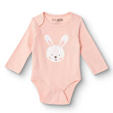 HelloBaby Kız Bebek Uzun Kol Body Ribana Zarf Yaka