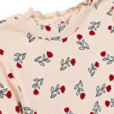 HelloBaby Kız Bebek Uzun Kol Tshirt Kaşkorse Bisiklet Yaka Uzun Kol