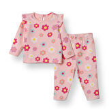 HelloBaby Kız Bebek Yenidoğan Sweatshirt-Patiksiz İnterlok Bisiklet Yaka Uzun Kol Patiksiz