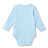 HelloBaby Erkek Bebek Uzun Kol Body İnterlok Zarf Yaka Uzun Kol