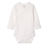 Tiffany Unisex Zıbın Body İnterlok V Yaka Uzun Kol