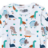 HelloBaby Erkek Bebek Uzun Kol Body İnterlok Çıtçıtlı Yaka Uzun Kol