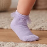 HelloBaby Kız Bebek Dantelli Çorap