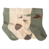 HelloBaby Erkek Bebek 5li Soket Çorap Dinozor Baskılı