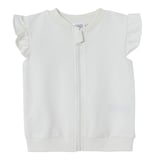 HelloBaby Kız Bebek Basic Yelek Bisiklet Yaka Fermuarlı Atlet