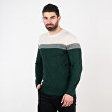 SAN&FA SIFIR YAKA SLİMFİT TRİKO KAZAK