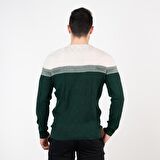 SAN&FA SIFIR YAKA SLİMFİT TRİKO KAZAK