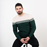 SAN&FA SIFIR YAKA SLİMFİT TRİKO KAZAK